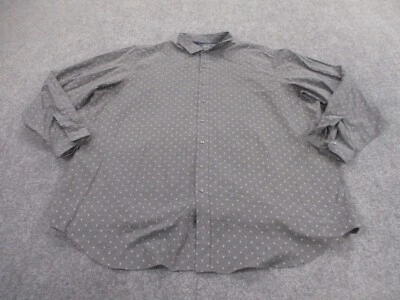 Рубашка мужская Polo Ralph Lauren 4XLT серая Diamond вестерн пони классическая рабочая для взрослых - Изображение 1 из 4