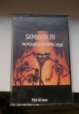 SAMHAIN III November Coming Fire Cassette Tape 1989 Punk Rock PL9-07 Rare