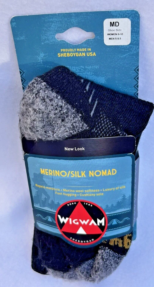 Calcetines Wigwam Merino Silk Nomad Senderista Peso Pesado F2372 Unisex Talla Mediana Foto 1 de 4