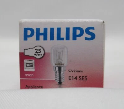 Philips Backofenlampe Glühbirne Glühlampe Backofen 25W E14 300° 038715 - Bild 1 von 4