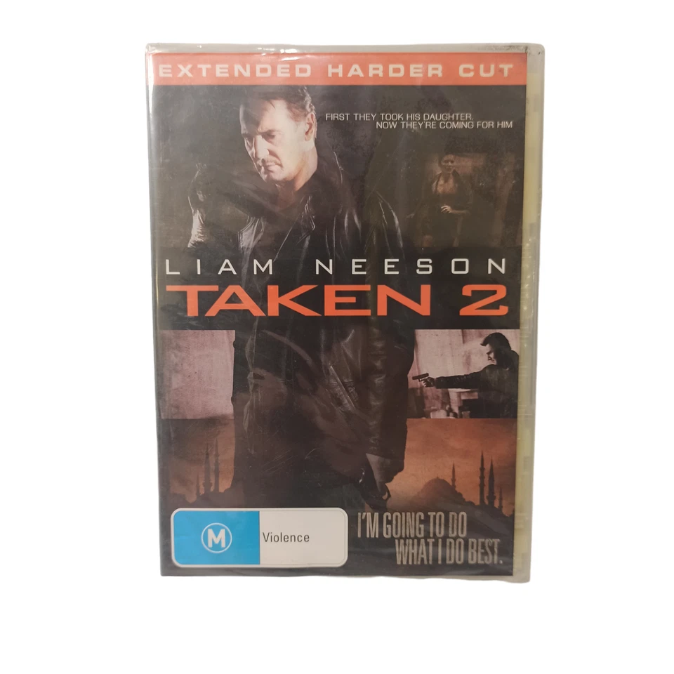 Taken 2 Extended DVD Action Adventure Crime Kidnapping Region 4 Brand New - Image 1 of 4