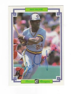 Signed Autographed Ben Oglivie Milwaukee Brewers 1984 DONRUSS Champion Card #6 - Picture 1 of 1