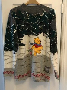 Disney Pullover M Puuh Ferkel Applikiert - Bild 1 von 7