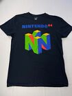 Nintendo Classic N64 Medium Vintage Wear Retro T-Shirt Joueur Noir