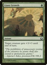 1x FOIL Giant Growth MTG RTR No125 Magic English NM/Unplay common C card X1