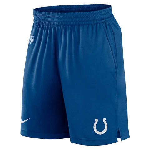 Indianapolis Colts Nike Sideline Knit Performance Shorts Men's 2023 NFL Dri-FIT Cover