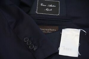 Cesare Attolini Napoli Navy Blue 100% Wool Sport Coat Blazer Sz 46R