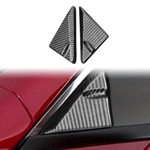 Real Carbon Fiber Exterior A Pillar Triangle Panel Cover Trim for Lexus RC 15-22 - Foto 1 di 6