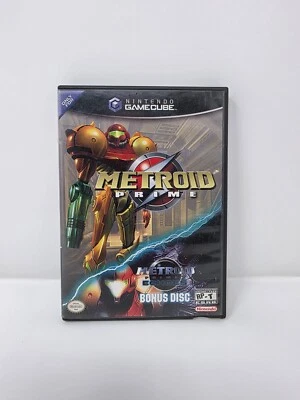 Metroid Prime with Metroid Prime Echoes Bonus Disc (Nintendo GameCube) no Manual - Image 1 of 4