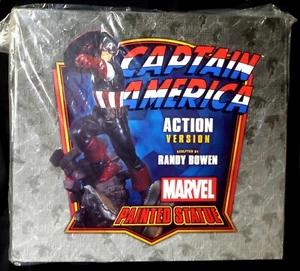 Captain America Action Statue New 2012 Avengers Bowen Designs Marvel Amricons - Picture 1 of 5