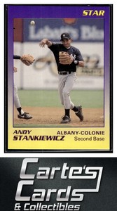 Andy Stankiewicz 1989 Star Albany-Colonie Yankees #19  New York