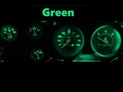 Cuadro de indicadores LED bombillas de tablero verde para camión GMC 73-87 C10 C20 C30 Foto 1 de 2