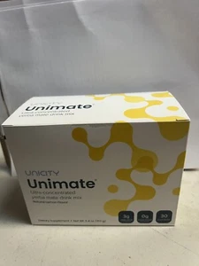 *NEW* Unicity Unimate Yerba Mate Supplement LEMON 30 Sachet - FREE SHIP - Picture 1 of 2