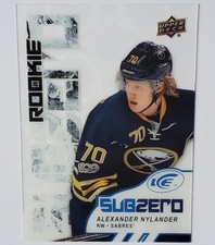 ALEXANDER NYLANDER 2017-18 Upper Deck Ice Subzero Rookie Card #SZ-68 RC Acetate