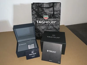 TAG HEUER 1empty boxes wach instructions automatic chronograph with alldocuments - Picture 1 of 5