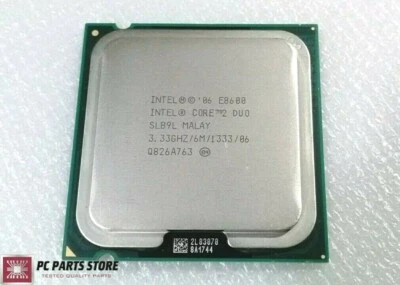 Intel Core 2 Duo E8600 3.33GHz Dual-Core 6MB LGA 775 SLB9L CPU Processor 65W - Image 1 of 4
