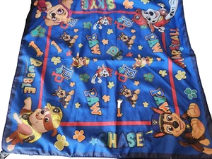 Paw Patrol Handkerchief Bandana Chase Marshall Skye 21.5x21.5in 100% Polyester - Picture 1 of 4