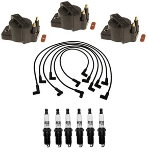 Ignition Wires 3 Coils 6 Spark Plugs Kit ACDelco For Chevrolet Pontiac V6 95-99 - Picture 1 of 1