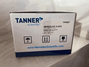 1 new case (1440) TANNER SCIENTIFIC MICROSCOPE SLIDES TNRSGLFROST90 1"X3" 1.0MM - Picture 1 of 8