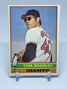 1976 Topps Baseball #644 Tom Bradley San Francisco Giants