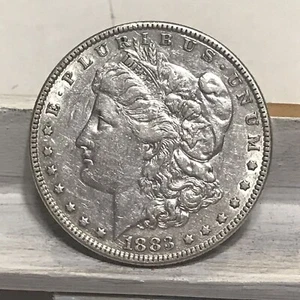 1883 Morgan Silber Dollar bessere Erhaltung besseres Datum sieht gut aus kostenloser Versand A - Bild 1 von 2
