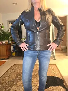 Harley Davidson SM Lederjacke gefüttert geprägt Adler belüftet 98031-18VP - Bild 1 von 12