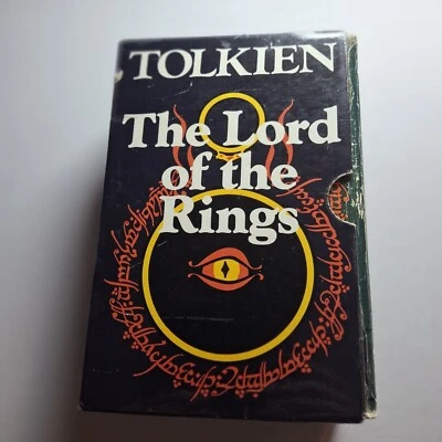 J.R.R.Tolkien Vintage Lord Of The Rings Paperback Book Trilogy Box Set RARE 1974 - Image 1 of 4