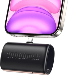10000 mAh Mini Portable Charger Power Bank Upgraded Large Capacity USB C Fast - Picture 1 of 8