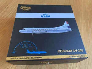 KLM DUTCH AIRLINES CONVAIR CV-340 Diecast Modelo 1:200 Gemini200 GJKLM846 PH-CGD - Imagen 1 de 10