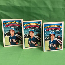 1988 K-Mart Dream Team GREGG JEFFERIES, three cards, New York Mets, #11