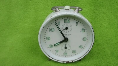 Alter Mechanischer Peter Wecker mit Griff - Bild 1 von 4