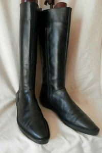 KICKERS flache Stiefel spitze Spitze Vollleder SCHWARZ Gr. 37 sehr guter Zustand - Bild 1 von 11
