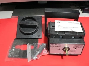 INTERRUPTOR ILME ZQ 803 PARA PLACA CON BLOQUEO DE PUERTA Z SERIE 3 POLOS 80A 500VAC - Imagen 1 de 9