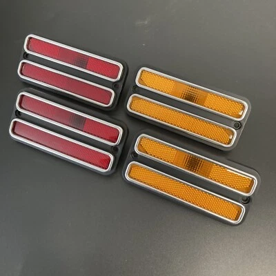 Luces de señalización laterales para camioneta Chevy GMC 1968-1972 lentes de señalización de giro Foto 1 de 4