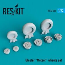 Reskit RS72-0266 - 1/72 Gloster Meteor wheels set for scale plastic model kit