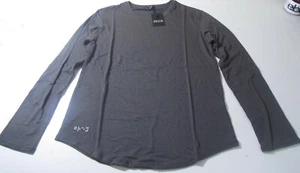 TWO BLIND BROTHERS WOMEN'S LONG SLEEVE CREWNECK TEE GRAPHITE GRAY XL MSRP $65 - Picture 1 of 3