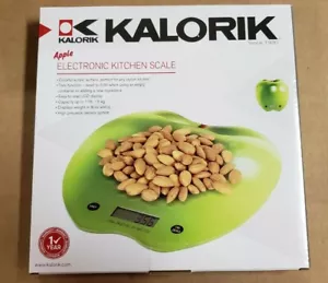 Escala de cocina electrónica digital Kalorik verde manzana nueva en caja - Imagen 1 de 7