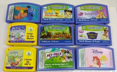 Leap frog Leapster game lot ni hao kai-lan Nemo Tangled Princess FREE SHIPPING  - Image 1 of 4