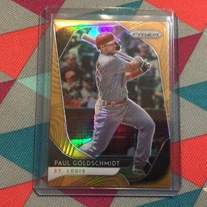Paul Goldschmidt #186 Cardinals 23/100 Made 2020 Panini Prizm Neon Orange - Bild 1 von 2