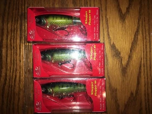 River2Sea Whopper Plopper 90 Topwater= 3-1/2" =3 BLUEGILL COLORED FISHING LURES - Picture 1 of 1