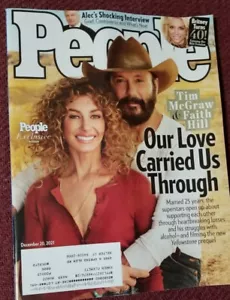 PEOPLE MAGAZINE 2021 - TIM MCGRAW & FAITH HILL - ALEC BALDWIN - BRITNEY SPEARS - Picture 1 of 2