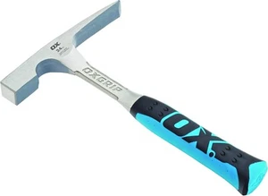 Ox Tools Pro 24oz/680g Soft Grip Shock Reduction Handle Brick Hammer, OX-P082424 - Picture 1 of 9