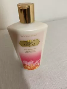 NEW! VICTORIAS SECRET WILD SCARLET HYDRATING BODY LOTION 8.4 OZ - Picture 1 of 2