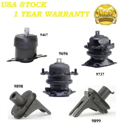 5PCS Motor Mount Fit 2012-2015 HONDA CROSSTOUR 3.5L - Image 1 of 4