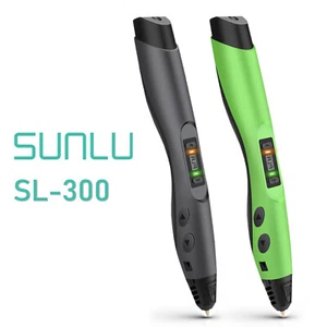 2X Sunlu SL-300 3D Stift Set 3D-Druckstift 1,75MM Filament Kinder Schwarz Grün - Imagen 1 de 9