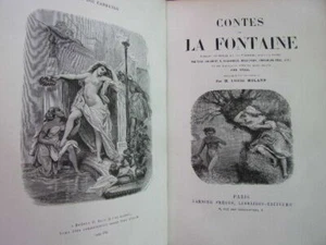 1860. Curiosa. CONTES DE LA FONTAINE illustré par Staal, Johannot, Fragonard. - Picture 1 of 12