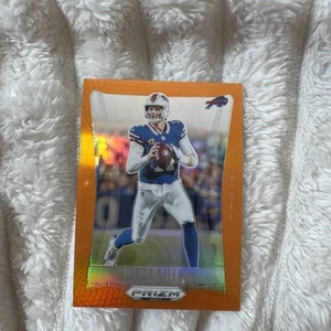JOSH ALLEN 2024 PANINI PRIZM DECA FOOTBALL ORANGE BILLS /49 - Picture 1 of 2