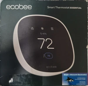 ecobee Smart Thermostat Essential - WiFi Thermostat getragener Karton NEU KOSTENLOSER VERSAND - Bild 1 von 3
