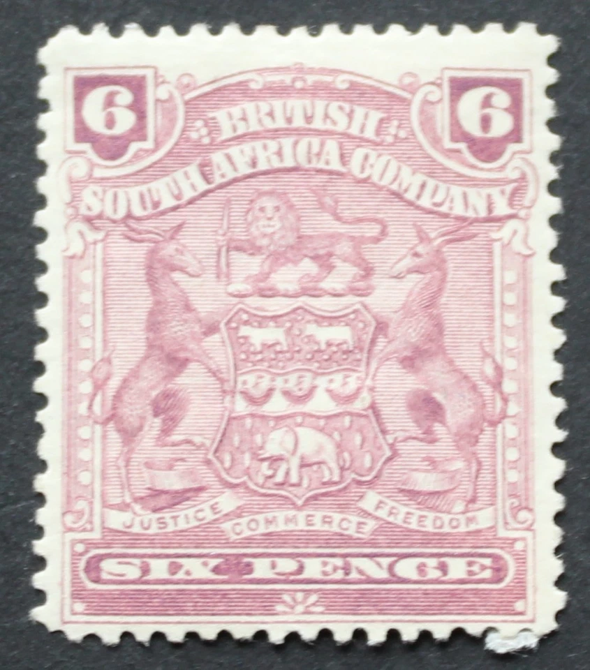 Rhodesia 1898 Six Pence SG 83 mint - Image 1 of 1