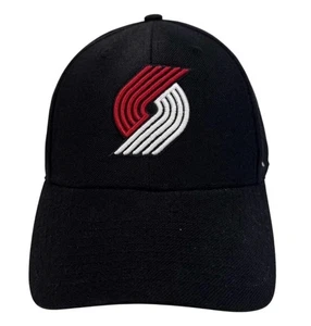 Portland Trail Blazers NBA Rip City Home Court Logo Black Adjustable Dad Hat - Picture 1 of 6